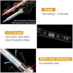 ZORBES® 80W/220V Welding Tool, Temperature Adjustable Electric Soldering Iron Tool kit for DIY Electronics Assemble, Electronics Repaired Usages of soldering gun machine, solder machine.