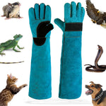 Serplex® Animal Handing Gloves Bite Proof,Leather Welding Gloves,Multipurpose Puncture Proof Glove for Dog,Cat,Reptile,Snake