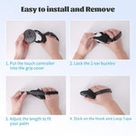 ZORBES® Controller Grips Cover for Meta/Oculus Quest 3/Quest 3S Accessories, Silicone Grips Cover with Controller Hand Straps Compatible with VR Touch Controller Cover