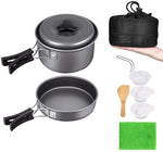 Verilux 8pcs Camping Cooking Set