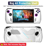 ZORBES® Case for Rog Ally TPU Case Anti-Scratch Cover for Rog Ally Non-Slip Anti-Scratches Protective Cover for Rog Ally Protective Case Protector Game Console Skin Cover (No Rog Ally) Transparent