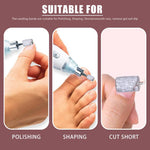 Verilux® 50pcs Fine Grits Sanding Band, Mini Drill Machine Heads, 180 Grit Nail Manicure Sanding Band Sand Piece Set Nail Art Sanding Bands Gel File Gel Polish Remover Manicure Pedicure Nail Tools