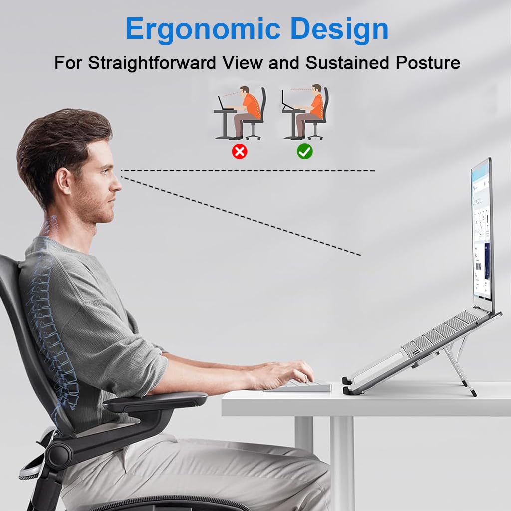 ZORBES® SODI Foldable & Portable Laptop Stand for Des