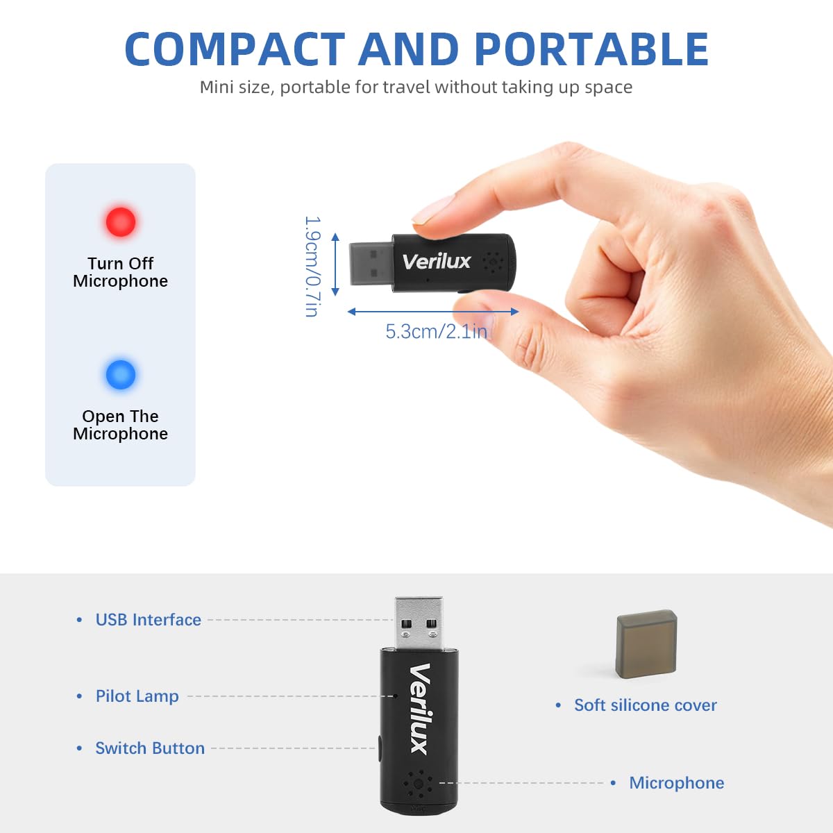 Verilux USB Speakerphone for Computers