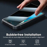 ZORBES® 2 Packs Edge to Edge Privacy Screen Protector for iPhone 14 Pro 6.1'' HD Tempered Glass Screen Protector Anti-glare Screen Protector for iPhone 14 Pro