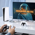 Verilux HDMI 2.1 Cable for Gaming and 8K Streaming 6.6 ft with 48Gbps Speed | Braided Nylon and 24K Gold-Plated Connectors