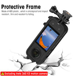 ZORBES® Frame Case for Insta360 One X3 Anti-Scratch Plastic Housing for Insta360 One X3 Protective Frame Case with Cold Shoe Interface Insta360 One X3 Accessories, No Insta360 One X3