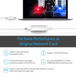 Verilux USB 3.0 Type C to Gigabit Ethernet Adapter for MacBook PC Laptop and Desktop