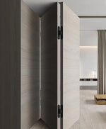 Serplex® 2Pcs Hidden Door Hinges for 25mm Thickness Door, Invisible Quiet Cabinet Hinges, Heavy-Duty Alloy Steel Concealed Hinges for Large Doors, Supports 20KG, 0.59'' Leaf Width, 2.75" Leaf Hight