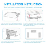ZORBES® Laptop Holder Screw Mount Metal Laptop Rack