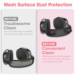 ZORBES® Headband Cover for AirPods Max Cute Cat Ear AirPods Max Headband Attachment Decoration Lightweight Silicone Cat Ear Style Headband Protector for Apple AirPods Max, Black - verilux