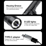 ZORBES® Digital USB Microscopes 50X-1000X Zoomable Microscopes for Phone 200W HD Pixels LED USB Microscopes with Upgrade Folding Arm Design Digital USB C Microscopes for Phone, iMac