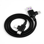 Verilux® 4-in-1 USB Charging Cable, Aluminum Alloy USB-A & USB-C to Ligh-ning & USB-C, PD 66W Fast Charging Cord for Phone17/16/15, Android, 480Mbps Data Speed 6.6ft Nylon Braid Cable