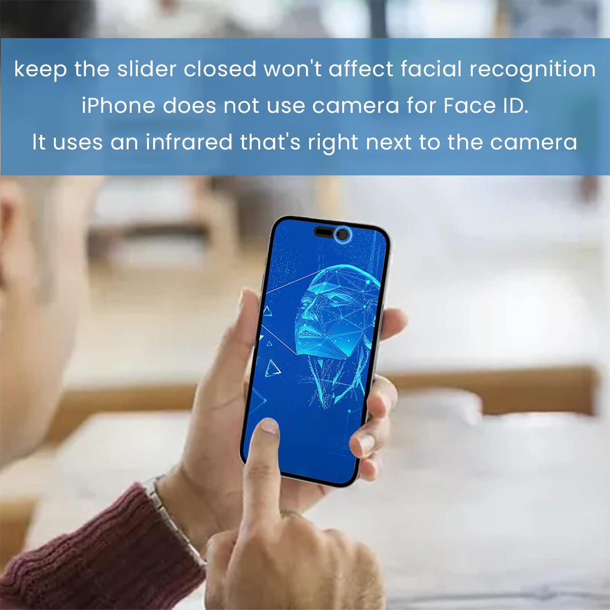 ZORBES® Camera Cover for iPhone 15 Pro/iPhone 15 Pro Max Self Adhesive Camera Cover with Flip Lid Anti-Scratch Camera Cover for iPhone 15 Pro/iPhone 15 Pro Max