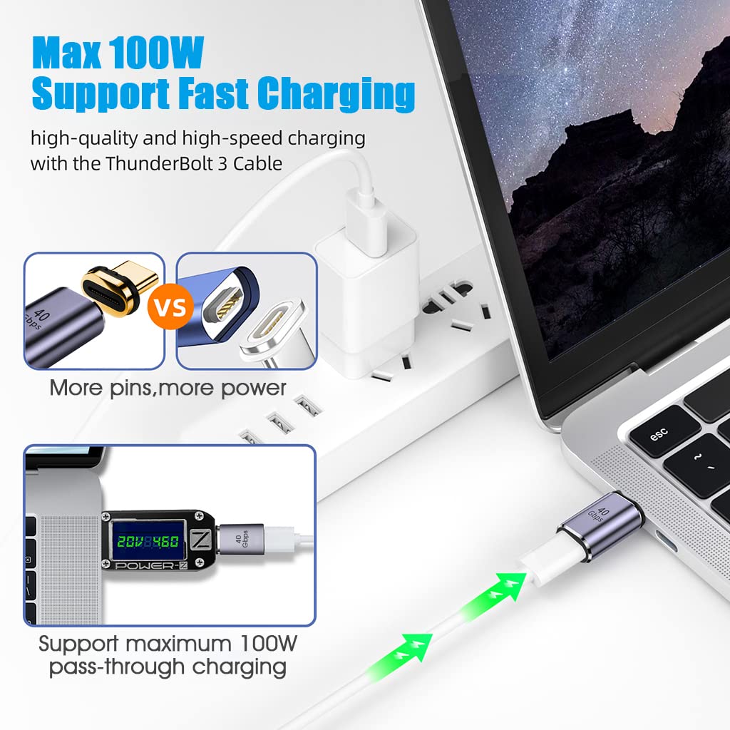 Magnetic Type C Adapter USB 4.0