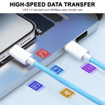 Verilux Magnetic Type C Cable 240W PD Fast Charging 3.3ft with Nylon Braiding | 480Mbps Data Transfer