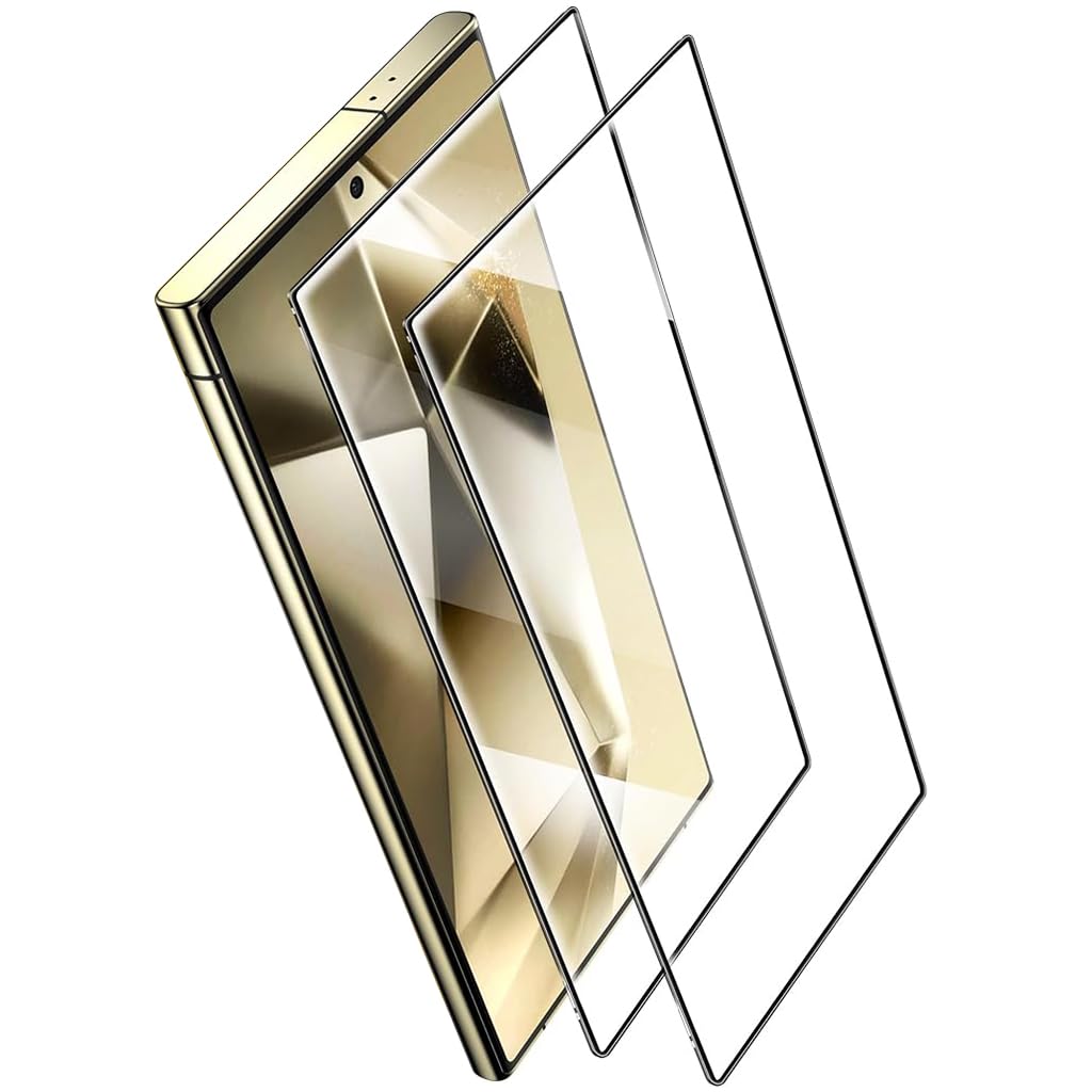 Zeitel® 2pcs HD Screen Protector for Samsung Galaxy S24 Ultra HD Scratch-Resistant Tempered Glass Screen Protector Anti-glare Screen Protector forSamsung Galaxy S24