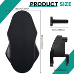 ZORBES Folding Desk Arm Rest 180° Swivel Padded Elbow Support for Office Desk