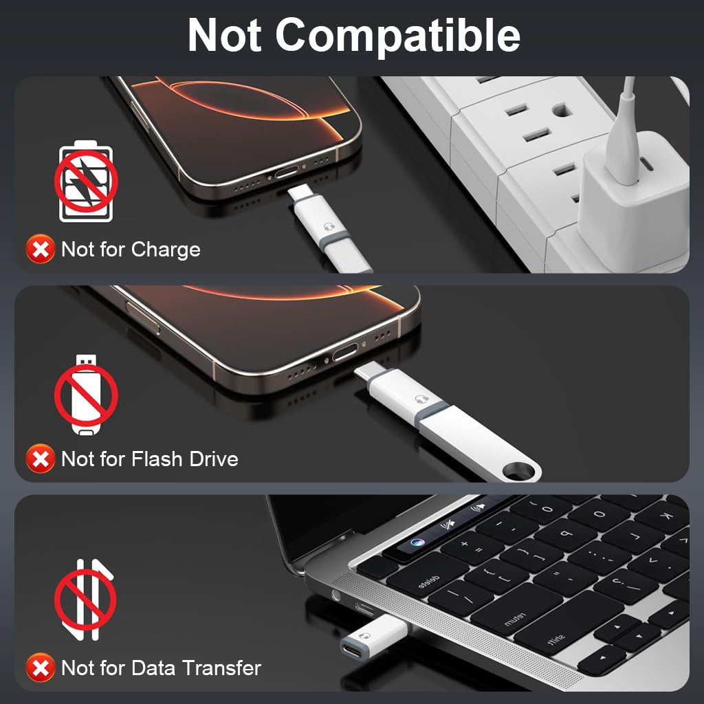 Verilux Light ning to Type C Converter for iPhone 16 15 with DAC Chip and Aluminum Alloy Shell