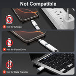 Verilux Light ning to Type C Converter for iPhone 16 15 with DAC Chip and Aluminum Alloy Shell