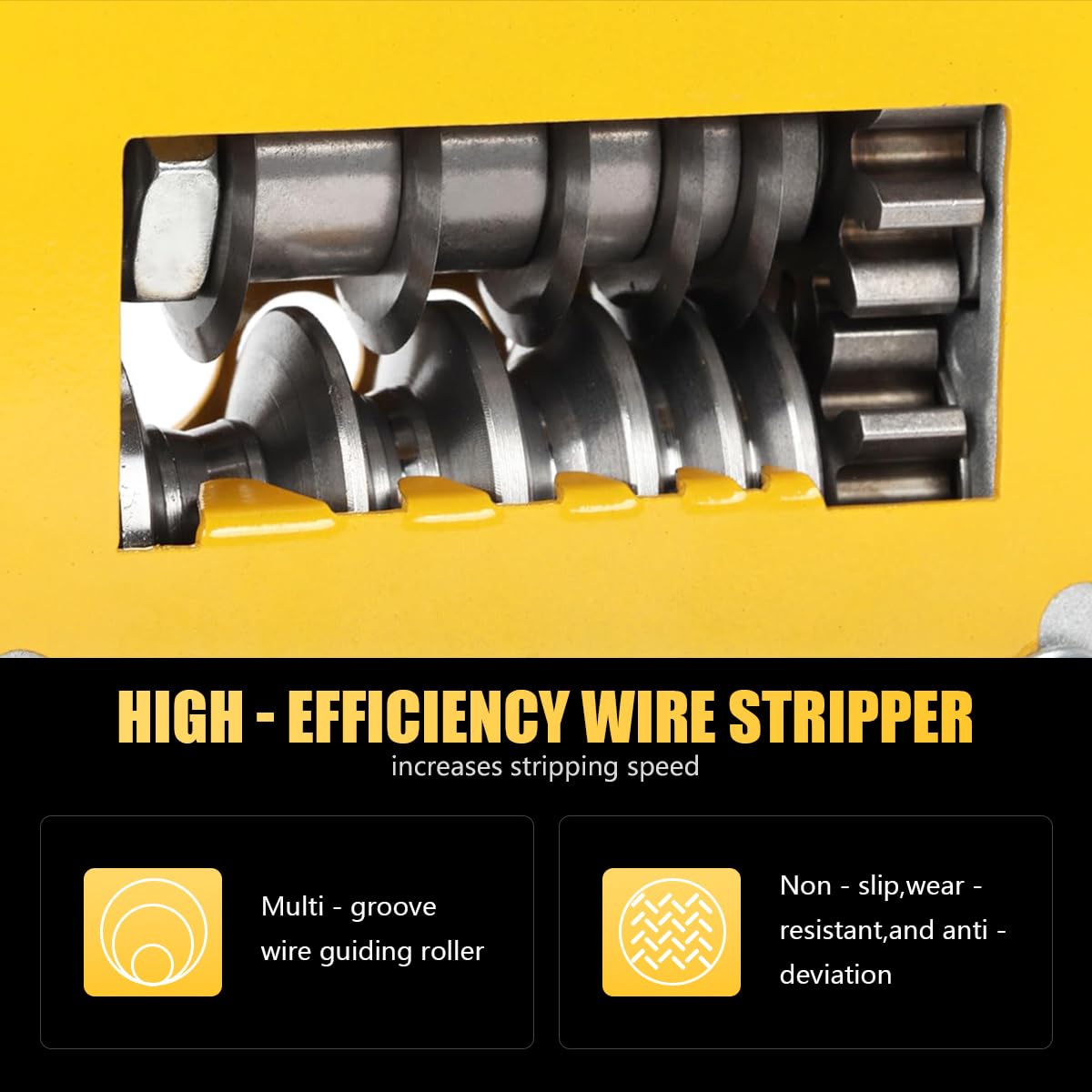 Serplex 6-in-1 Wire Stripping Tool with 5 Carbide Blades