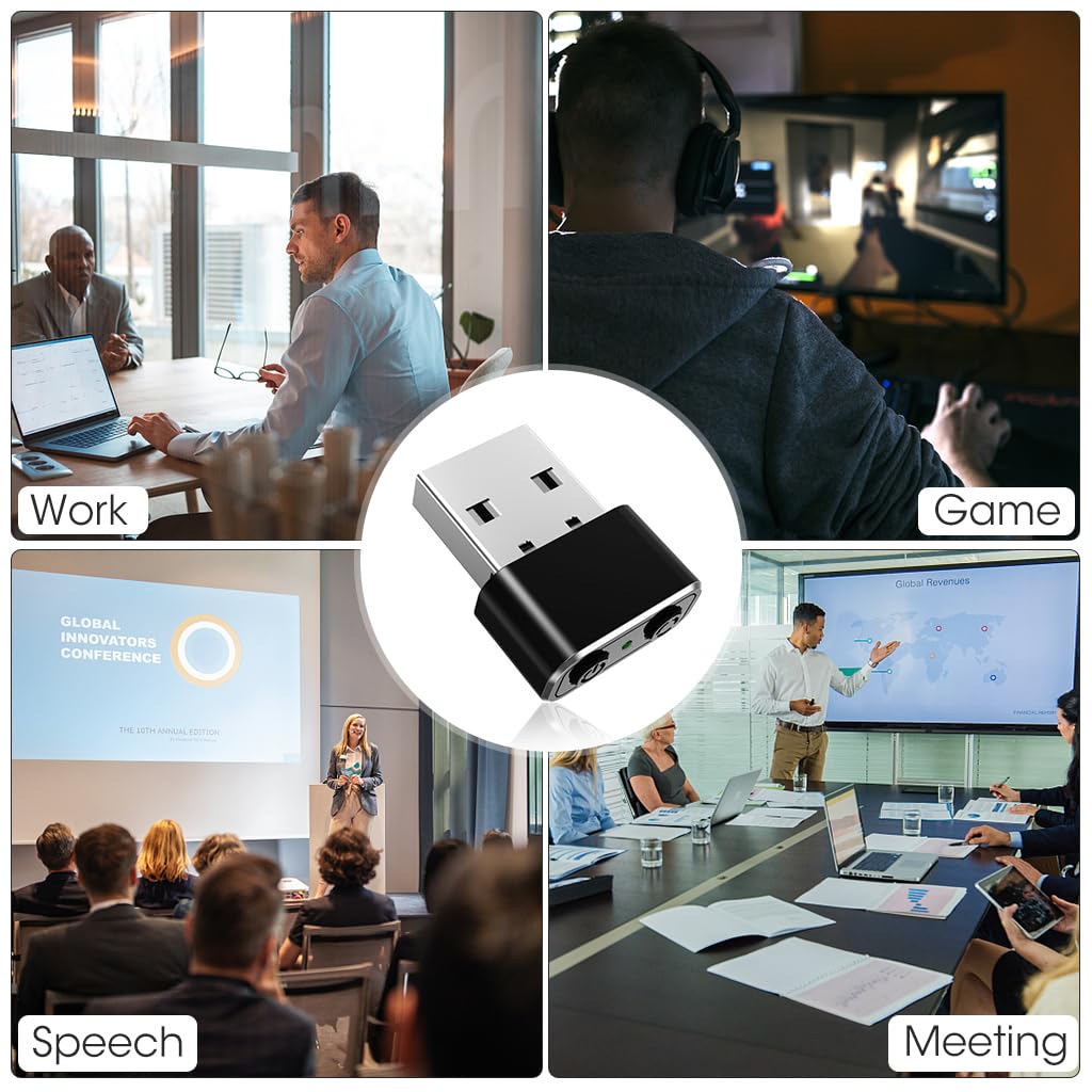 Verilux® USB Mouse Jiggler with 3 Modes & Memory Function, Undetectable Movement Simulator, Wide Compatibility with On/Off Switch, Ideal for Work from Home & Online Learning, for Windows & Mac 3 PCS