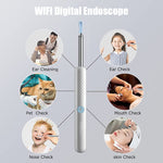 Verilux Ear Wax Remover Tool Kit with 1080P HD 3.9mm Camera and 3 Axis Gyroscope | Wireless IP67 Waterproof Ear Cleaner