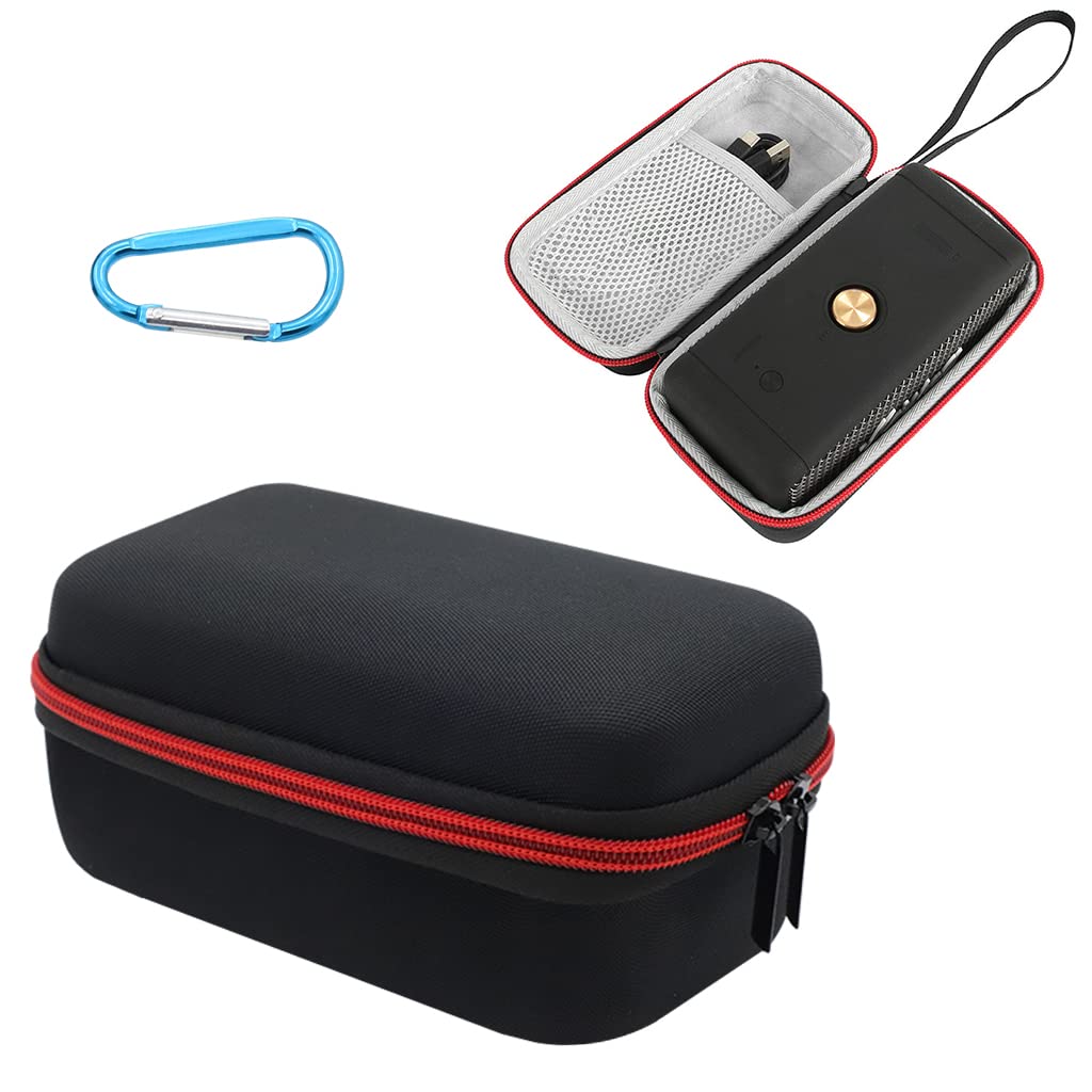 ZORBES® Travel Case for Marshall Emberton/Emberton II EVA Storage Case for Marshall Emberton Anti-Scratch Protection Bag Portable Travel Case Accessory Bag with Handstrap for Marshall Emberton
