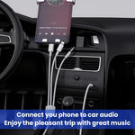 Verilux USB C to 3.5mm Audio Cable for Car and Headphones with Conexant DAC Chip 0.5m | 24bit 96kHz Sound