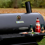 ZORBES® 430 Stainless Steel BBQ Charcoal Grill Pit Thermometer Smoker Temperature Gauge with Fahrenheit and Heat Indicator for Meat Cooking Lamb Beef