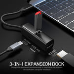 Verilux® USB Hub 3-in-1 Type C to HDMI Docking Station with PD100W Charging and USB3.0 Data Transfer