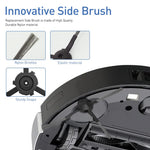 Verilux Replacement Accessories Kit for Ecovacs Deebot Y1 Series with 2 Side Brushes and 2 Filter Nets