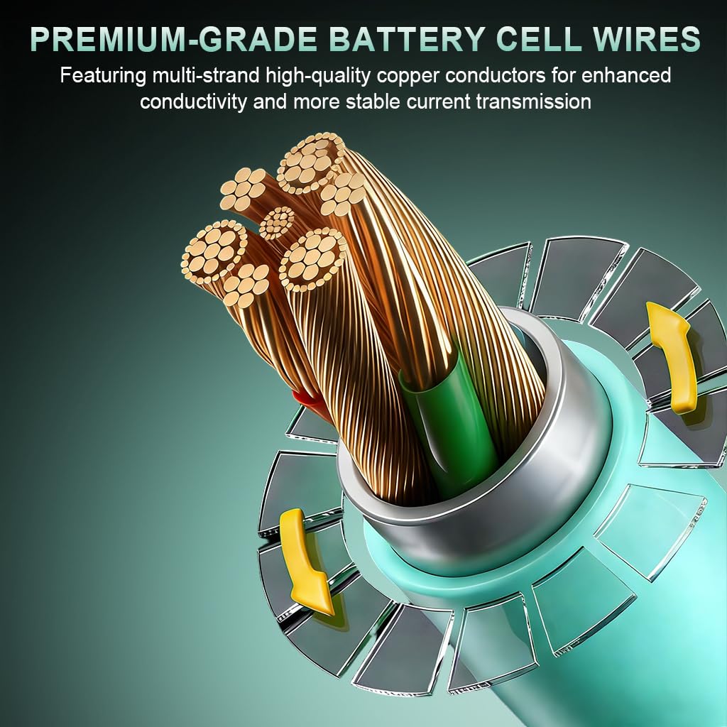 Verilux 240W PD L-Shape Fast Charging Cable with Built-in Stand
