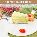 ZORBES® Juego de Cuchillos de Corte de Pastel de Acero Inoxidable, Set de Cuchillo para Pastel de Boda, Set de Acero Inoxidable para Servir Pastel de Boda Cumpleaños Fiestas y Eventos