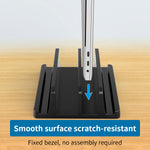ZORBES® Laptop Holder For Desk With Silicone Anti-Slip Notebook Vertical Laptop Stand Holder With Dual Slots Laptop Dock For Ipad Macbook Stand 13 Inch Phone Stand Organizer Rack Tabletop