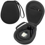 ZORBES® Compatible with AfterShokz Open Series, Bone Conduction Headphones EVA Hard Shell Travel Case with Hand Strap, Contour Fit Soft Plush Lining with Built-in Mesh Pocket