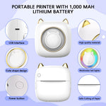 ZORBES® B1 Mini Thermal Printer