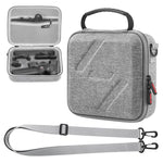 ZORBES® Compatible with DJI OM7/OM7 PRO, Travel Case Bag for Phone Handheld Gimbals & Stabilizers, Custom-mold Fit & Built in Mesh Pocket, Nylon Waterproof Hard Shell Organizer Bag with Shoulder Strap