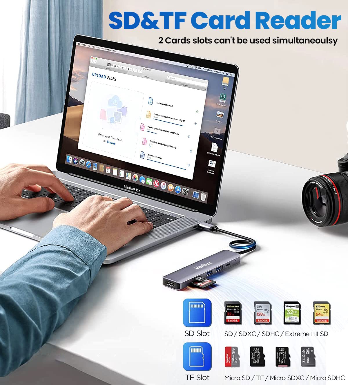 Verilux USB C HUB-6 IN 1 HC-74C