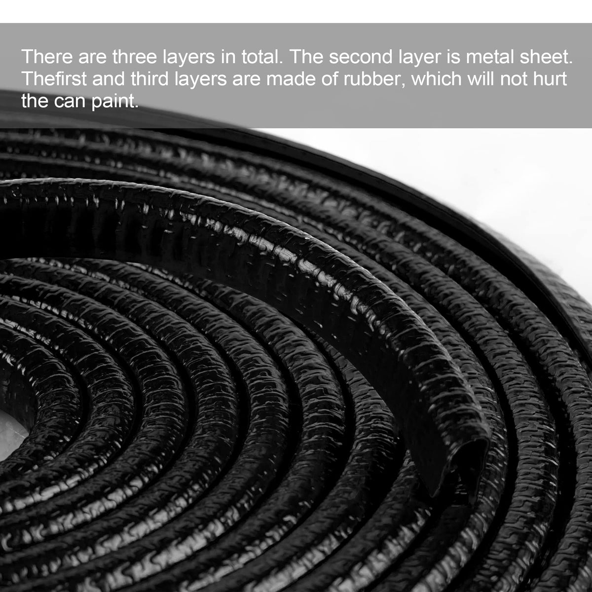 ZORBES® Anti Impact Easy Fit Protection Car Door Frame Cushion Buffer Edge Guards Strip for Cars, Trucks, SUVand ATV 33ft, 10M