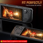 ZORBES® Protective Case for Steam Deck, Silicone Soft Cover Protector with Full Protection, Shock-Absorption and Anti-Scratch Case for Steam Deck, Not Include Steam Deck