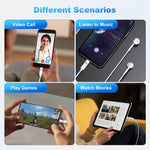 Verilux Light-ning to Type C Earphone Converter for iPhone 16/15 with PD 45W Fast Charging | HIFI Audio