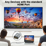 Verilux HDMI Coupler for Cable Extension featuring Gold Plated Connectors | 8K UHD Compatible