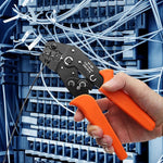 Serplex® Crimping Tool Kit Ratcheting Crimper Ratcheting Crimper Plier Set with 1550PCS Male/Female Connectors, Wire Crimping Tool Wire Terminal Crimper for AWG 23-16 (0.25-1.5mm²)