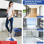 Verilux Triangular Spin Mop Refill for O Cedar and Vileda | Ultra Absorbent Microfiber Head
