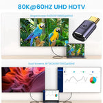 Verilux USB C Adapter for MacBook and Phone with 100W Fast Charging & 8K@60Hz Output | Aluminum Alloy Compact Design