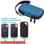 Verilux SSD Carrying Case for SanDisk 500GB–4TB featuring Dual Zippers and EVA Waterproof Design