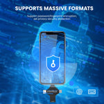 Verilux Pendrive 128GB for iPhone and Android featuring 4 in 1 USB Type C Design | Black