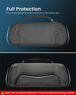 Verilux Carrying Case for PlayStation Portal with Mesh Zipper Pouch and Handle | Hard Travel Storage Bag