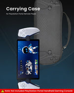 Verilux Carrying Case for PlayStation Portal with Mesh Zipper Pouch and Handle | Hard Travel Storage Bag